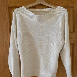 Gap White Knit Sweater